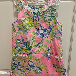 Girls Lilly Pulitzer Lemon Shift Dress, size 7